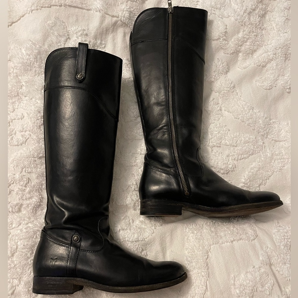 Frye Melissa Zip Up Boots